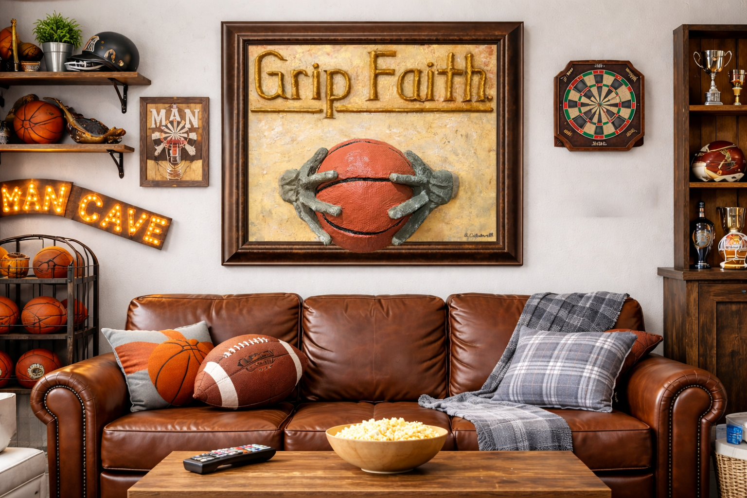 Grip of Faith - 3D Sculpted Art